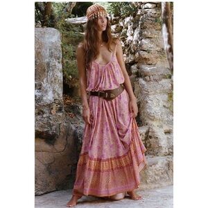 Spell Village Strappy Maxi Dress - Sunrise Size XL